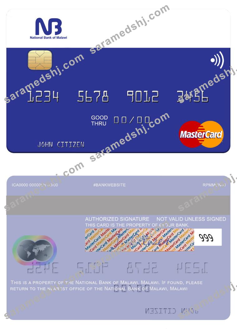 Malawi National Bank of Malawi mastercard